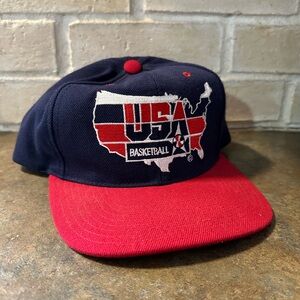 Vintage USA Basketball Cap